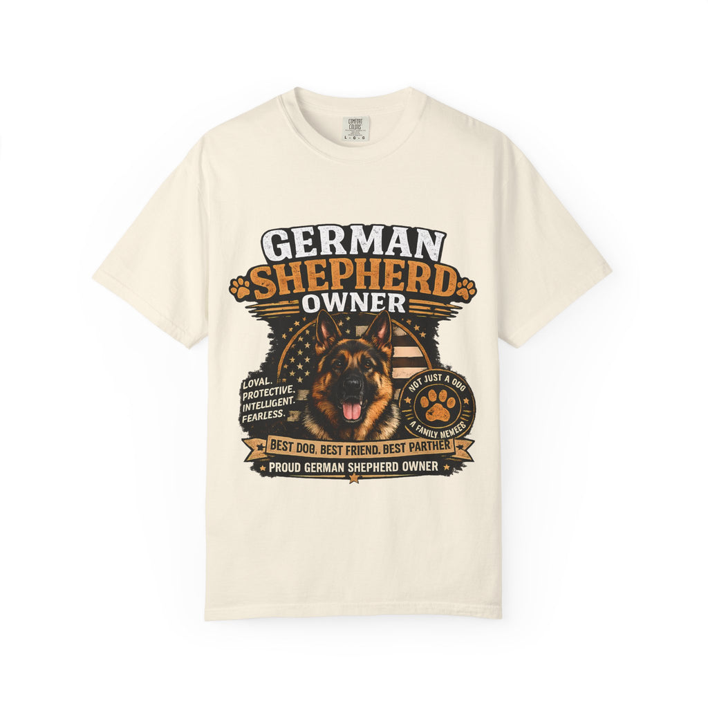 German Shepherd Owner T-Shirt — Proud Dog Dad/Mom Graphic Tee