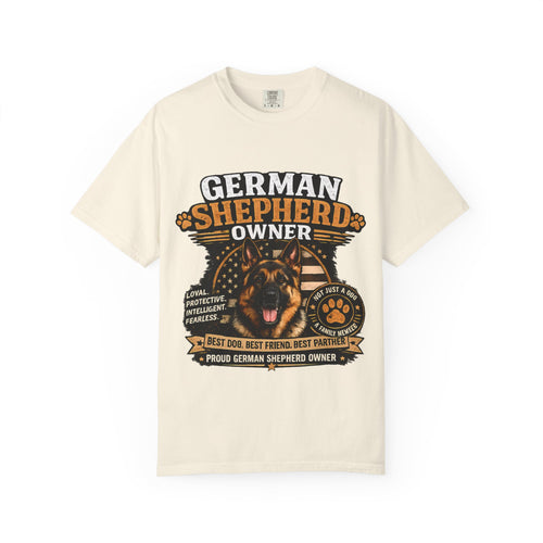 German Shepherd Owner T-Shirt — Proud Dog Dad/Mom Graphic Tee