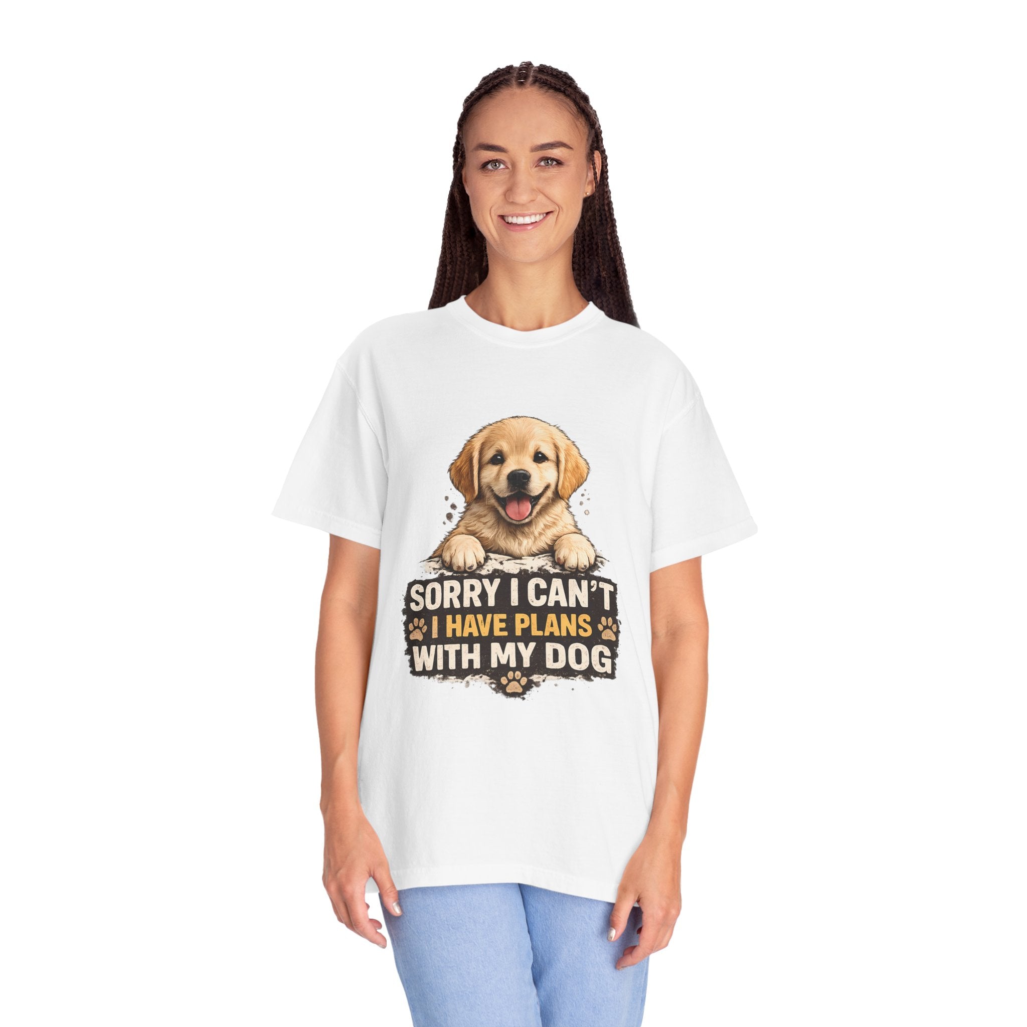 Dog Lover T-Shirt — "Sorry I Can’t, I Have Plans With My Dog" Graphic Tee