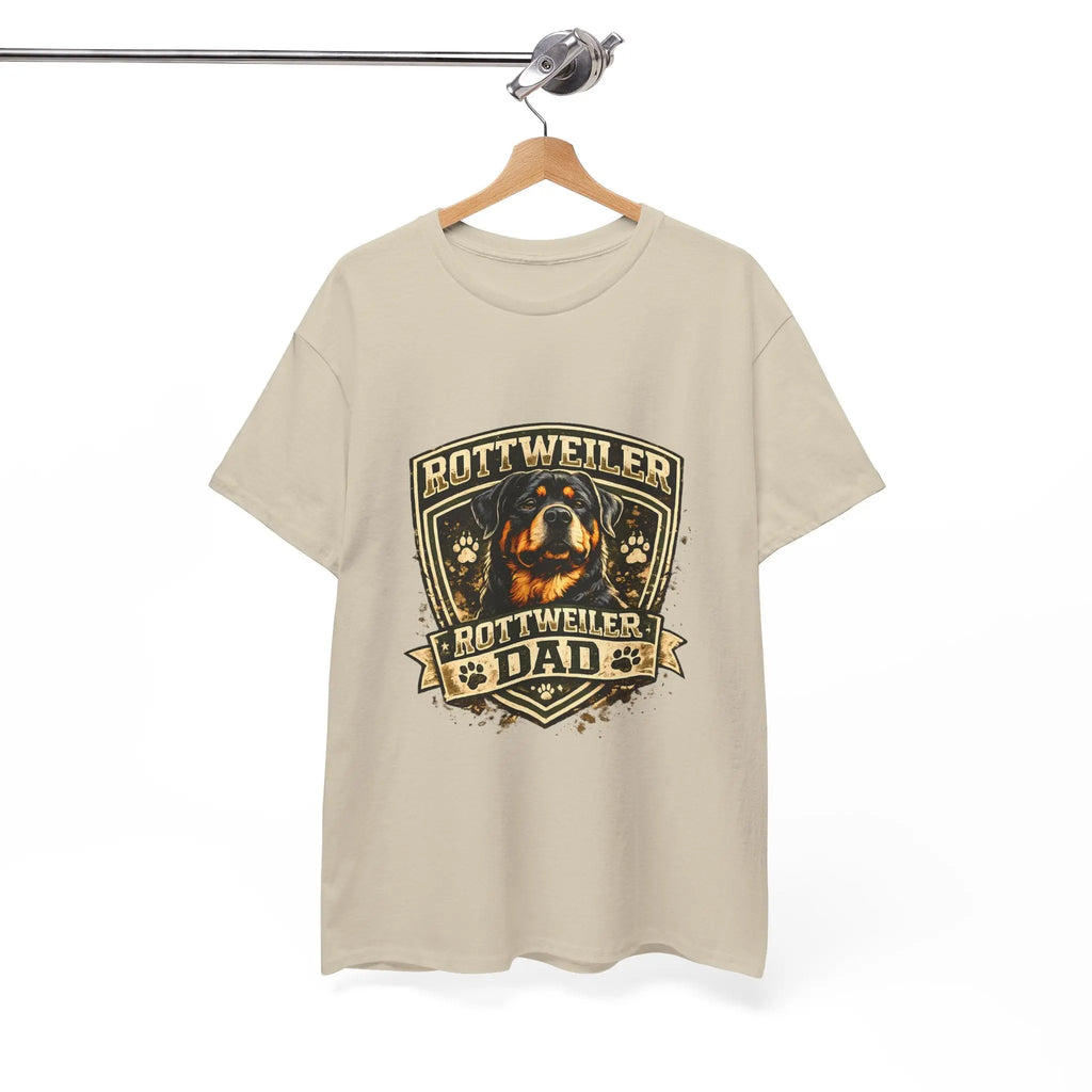 Rottweiler Dad T-Shirt — Proud Rottweiler Owner Tee, Dog Dad Gift