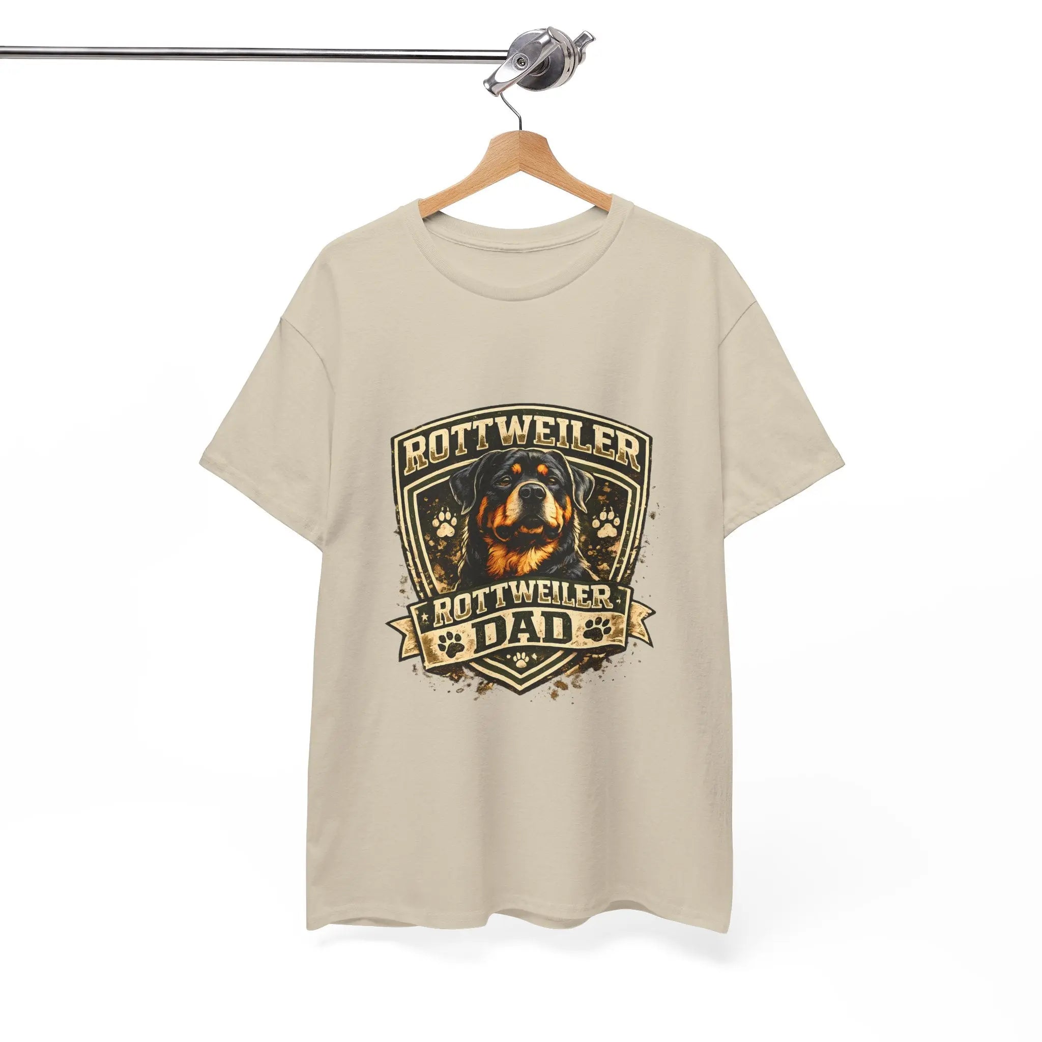 Rottweiler Dad T-Shirt — Proud Rottweiler Owner Tee, Dog Dad Gift