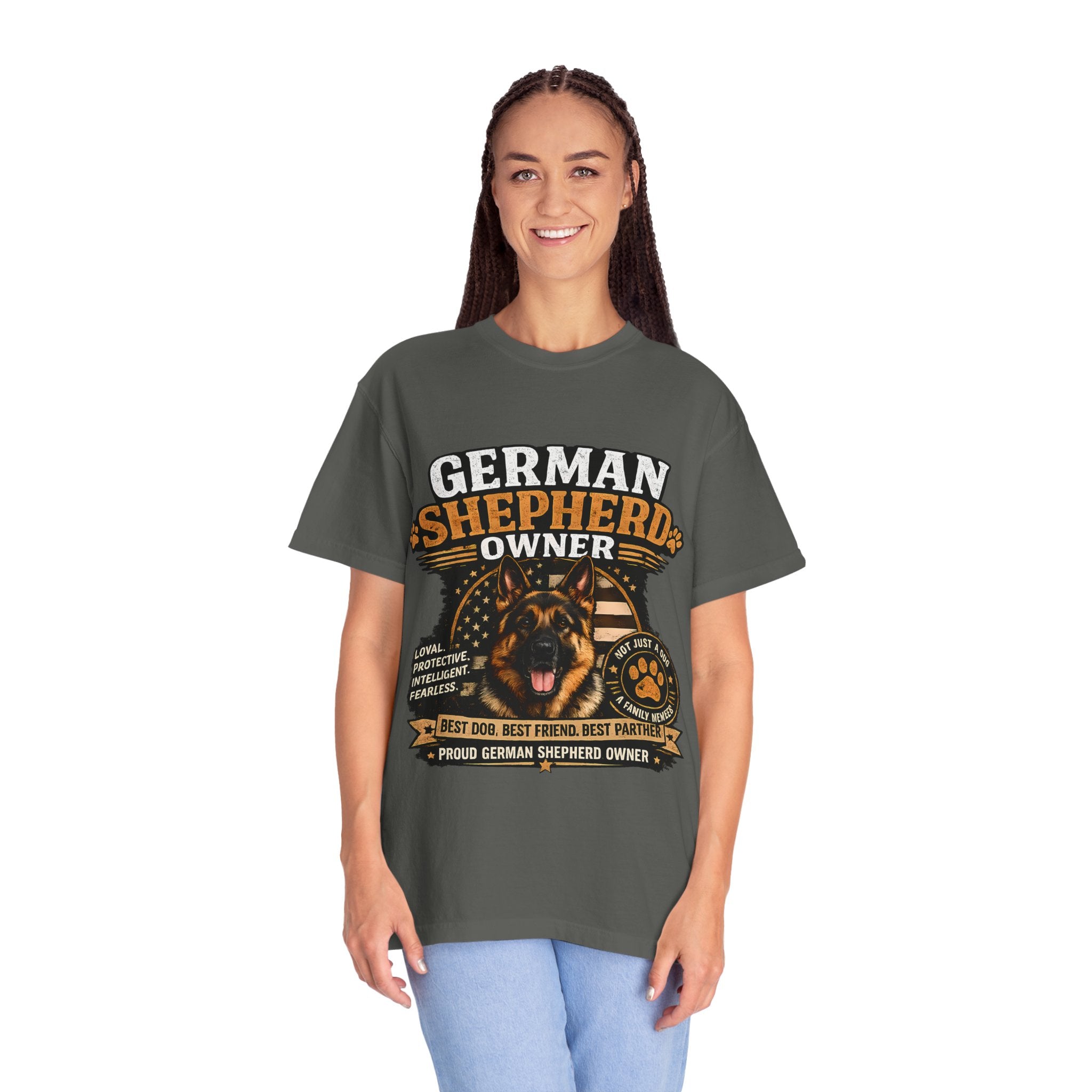 German Shepherd Owner T-Shirt — Proud Dog Dad/Mom Graphic Tee