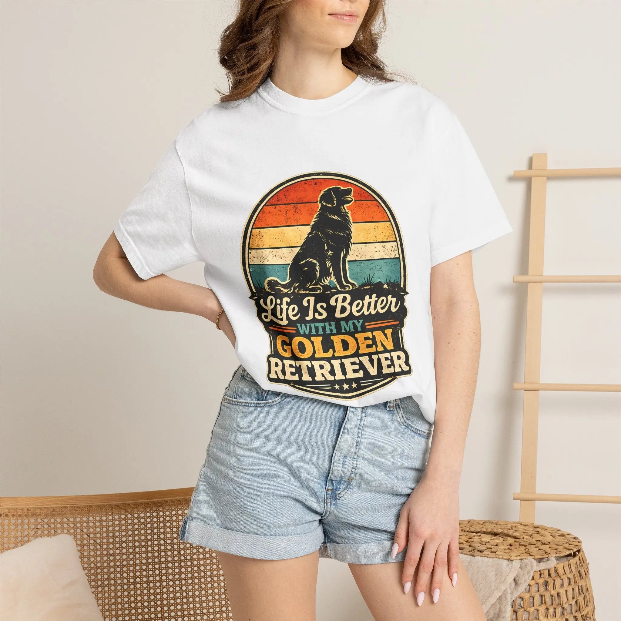 Life Is Better With My Golden Retriever T-Shirt