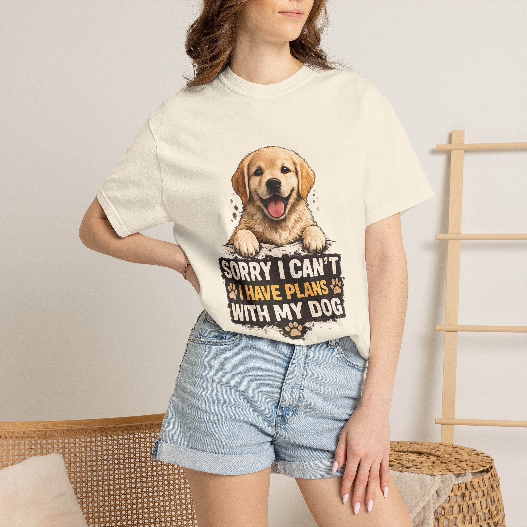 Dog Lover T-Shirt — "Sorry I Can’t, I Have Plans With My Dog" Graphic Tee