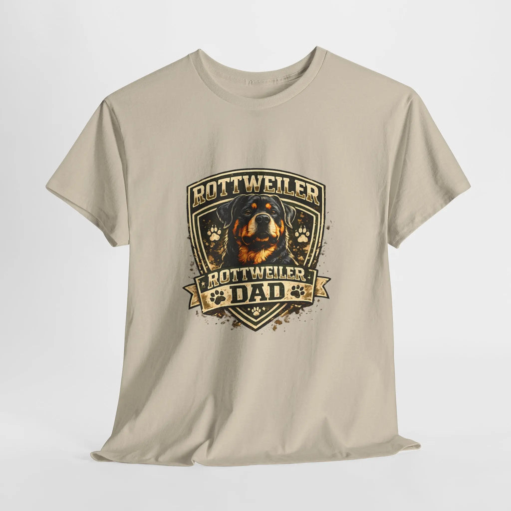 Rottweiler Dad T-Shirt — Proud Rottweiler Owner Tee, Dog Dad Gift