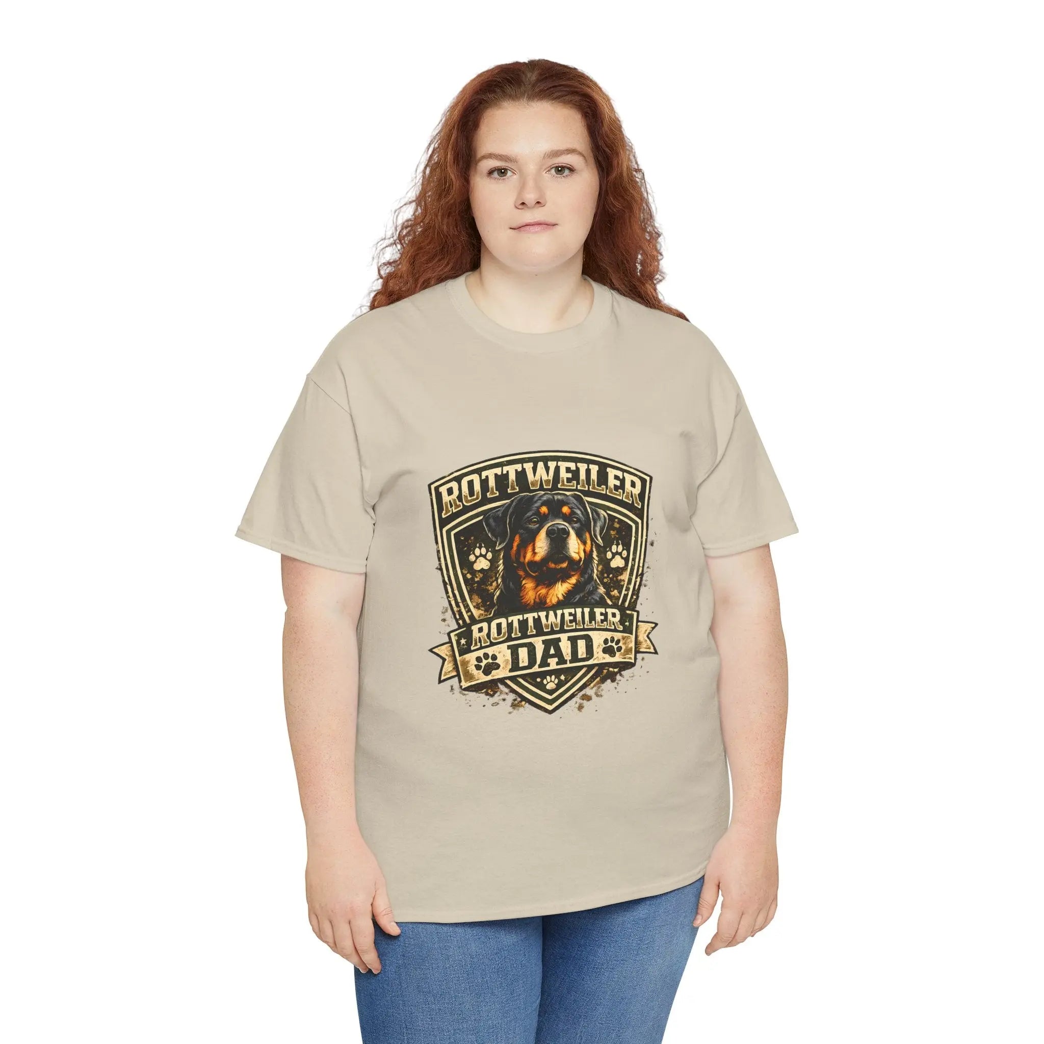 Rottweiler Dad T-Shirt — Proud Rottweiler Owner Tee, Dog Dad Gift