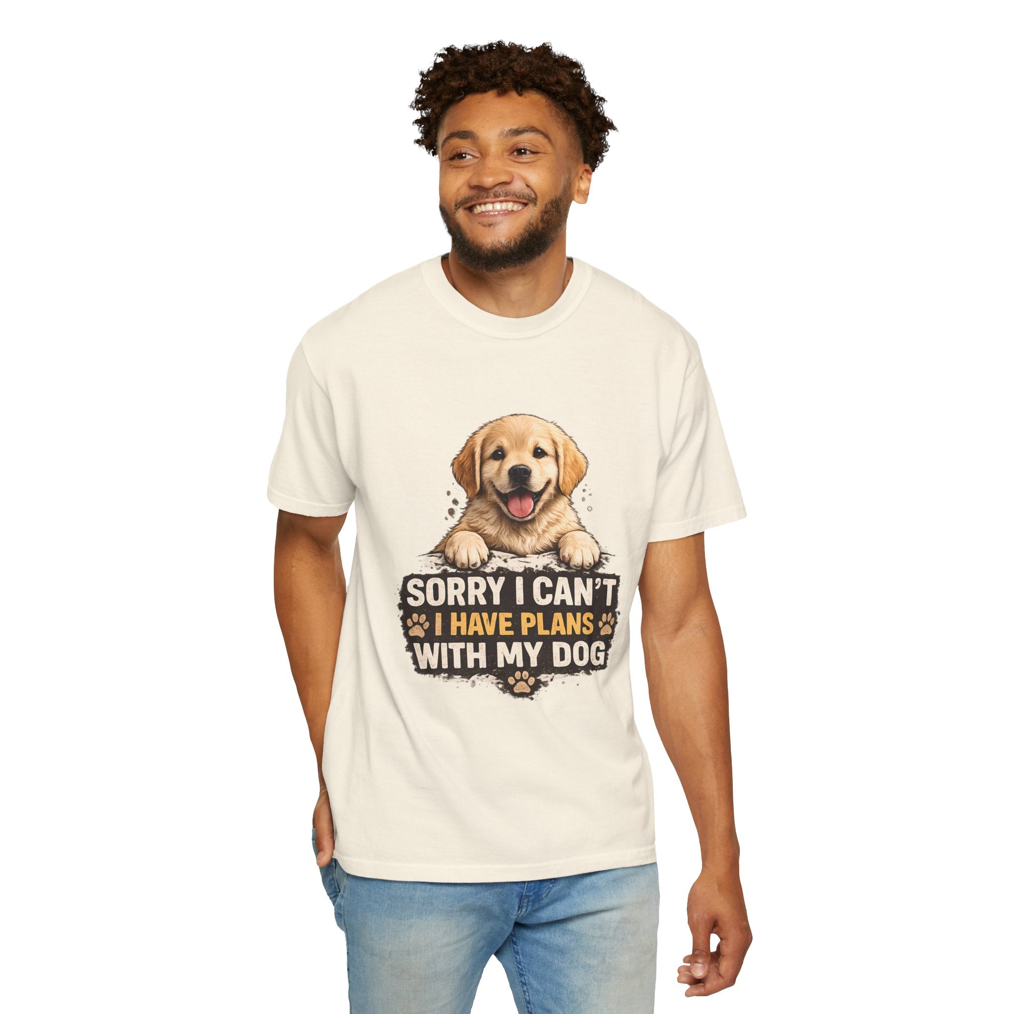 Dog Lover T-Shirt — "Sorry I Can’t, I Have Plans With My Dog" Graphic Tee