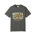 Rescue Dog Lover T-Shirt — "Adopt Don't Shop" Paw Print Tee Printify