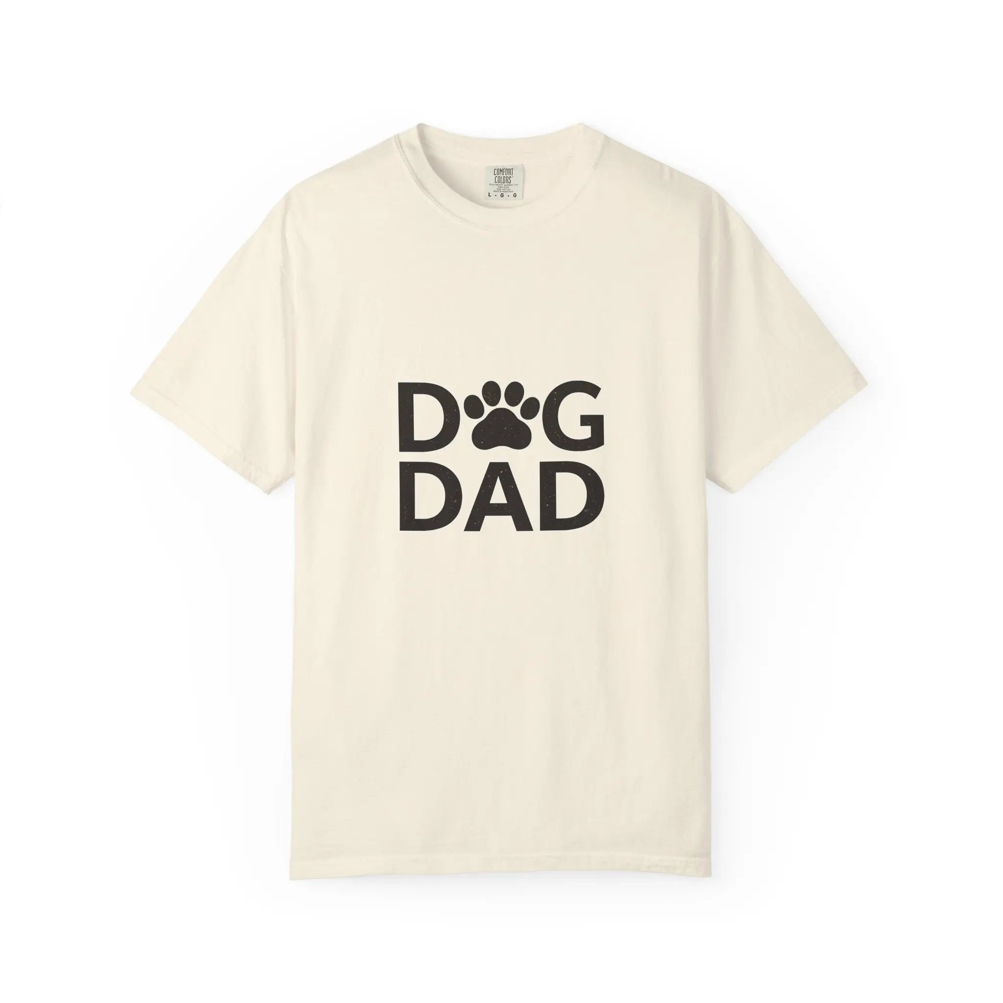 Dog Dad T-Shirt — Paw Print Graphic Tee for Dog Lovers