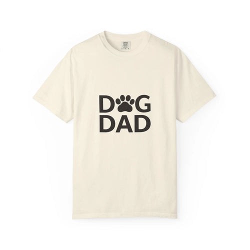 Dog Dad T-Shirt — Paw Print Graphic Tee for Dog Lovers