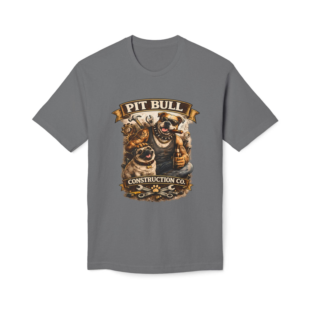 Pit Bull Construction Co. T-Shirt — Vintage Working Dog Graphic Tee