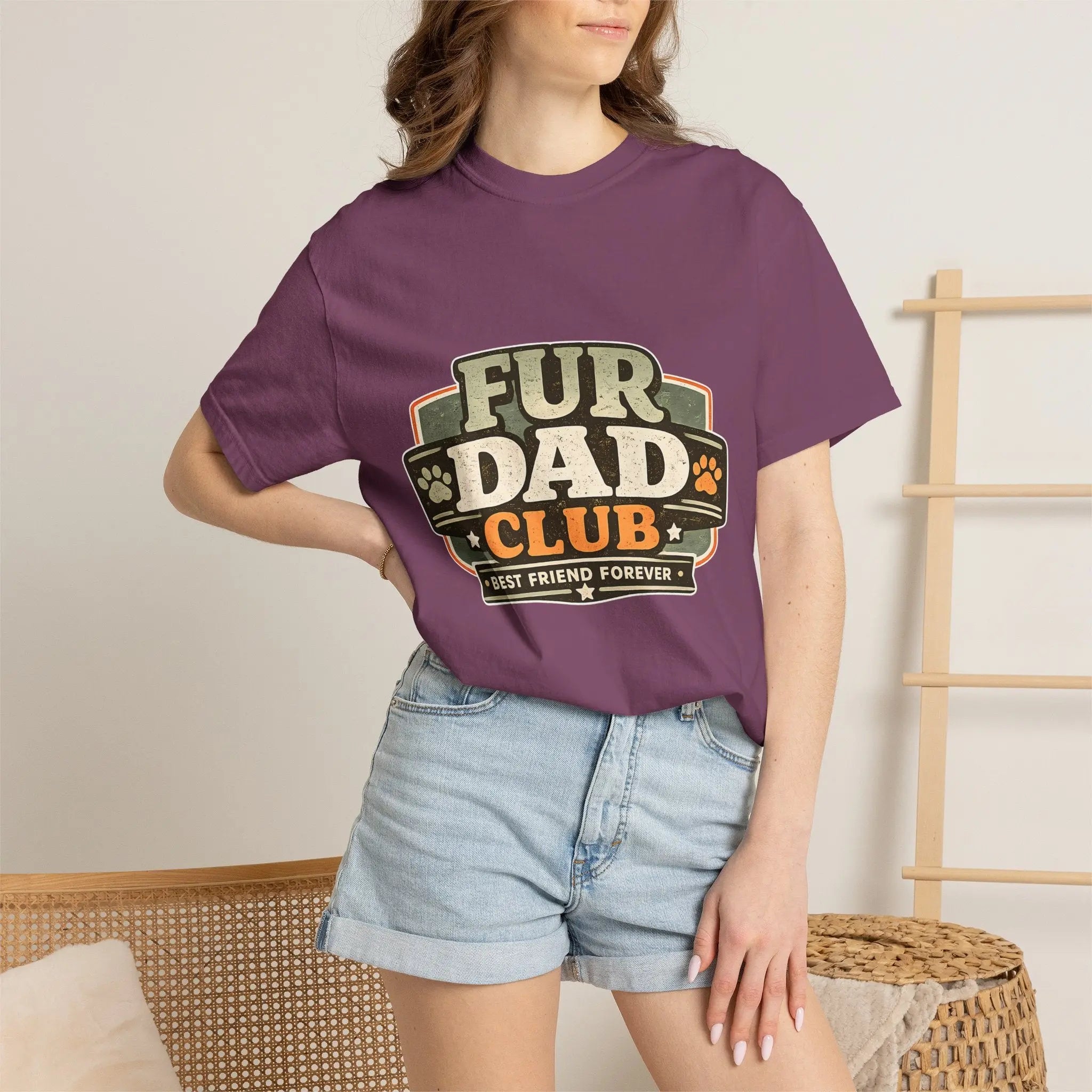 Fur Dad Club T-Shirt — Best Friend Forever Pet Dad Tee Printify