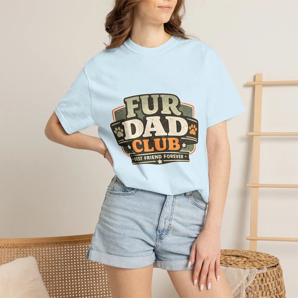 Fur Dad Club T-Shirt — Best Friend Forever Pet Dad Tee Printify