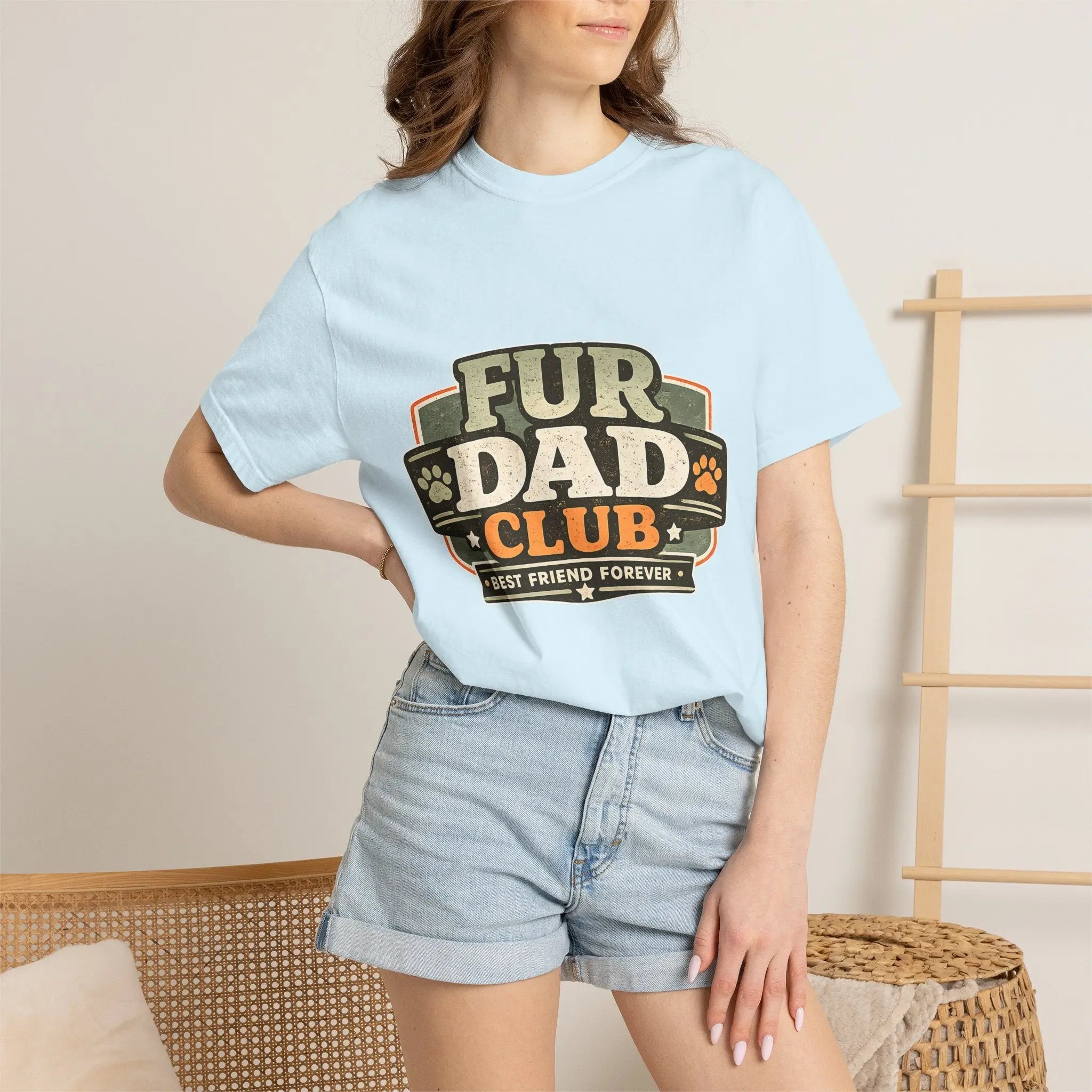 Fur Dad Club T-Shirt — Best Friend Forever Pet Dad Tee Printify