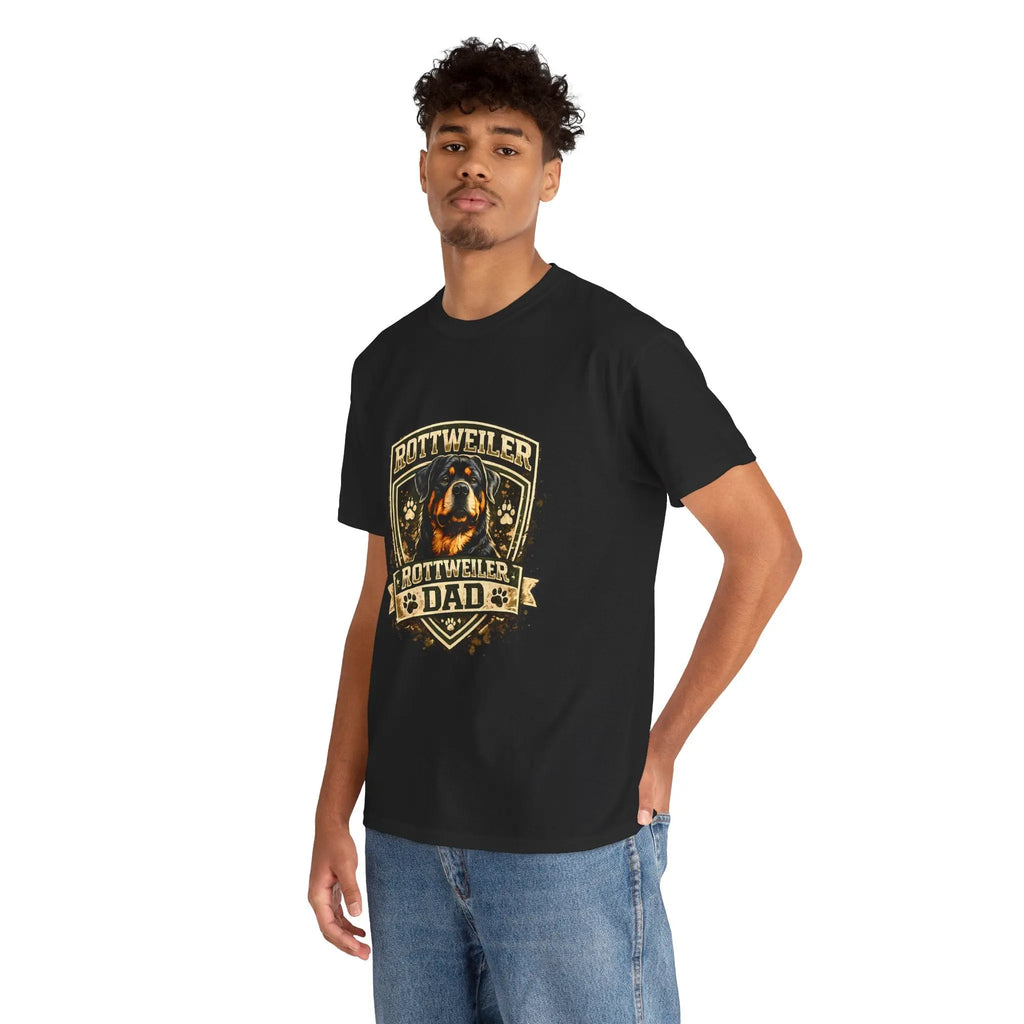 Rottweiler Dad T-Shirt — Proud Rottweiler Owner Tee, Dog Dad Gift