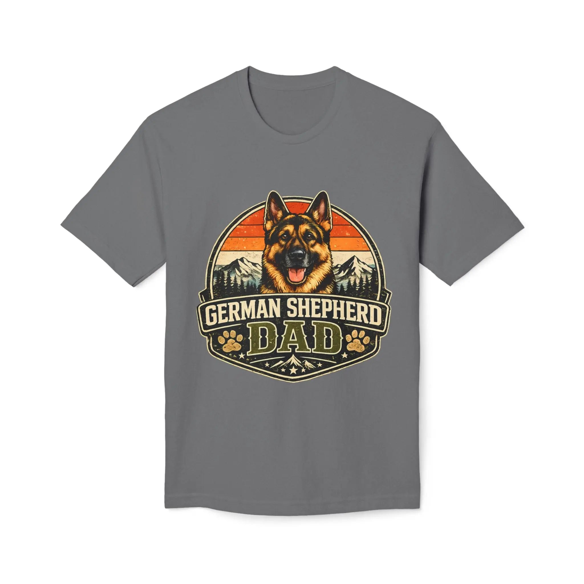 German Shepherd Dad T-Shirt — Vintage Pet Dad Tee
