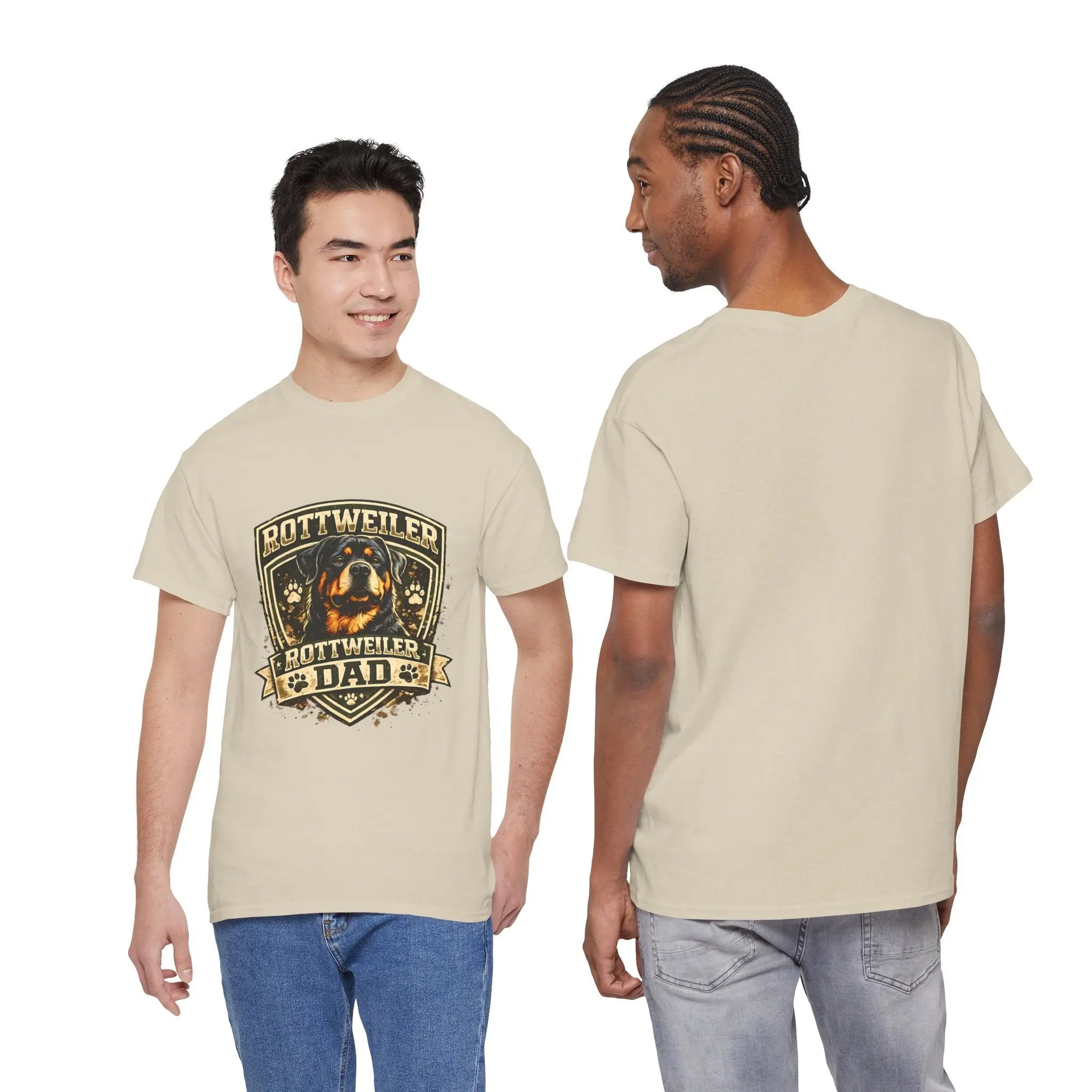 Rottweiler Dad T-Shirt — Proud Rottweiler Owner Tee, Dog Dad Gift