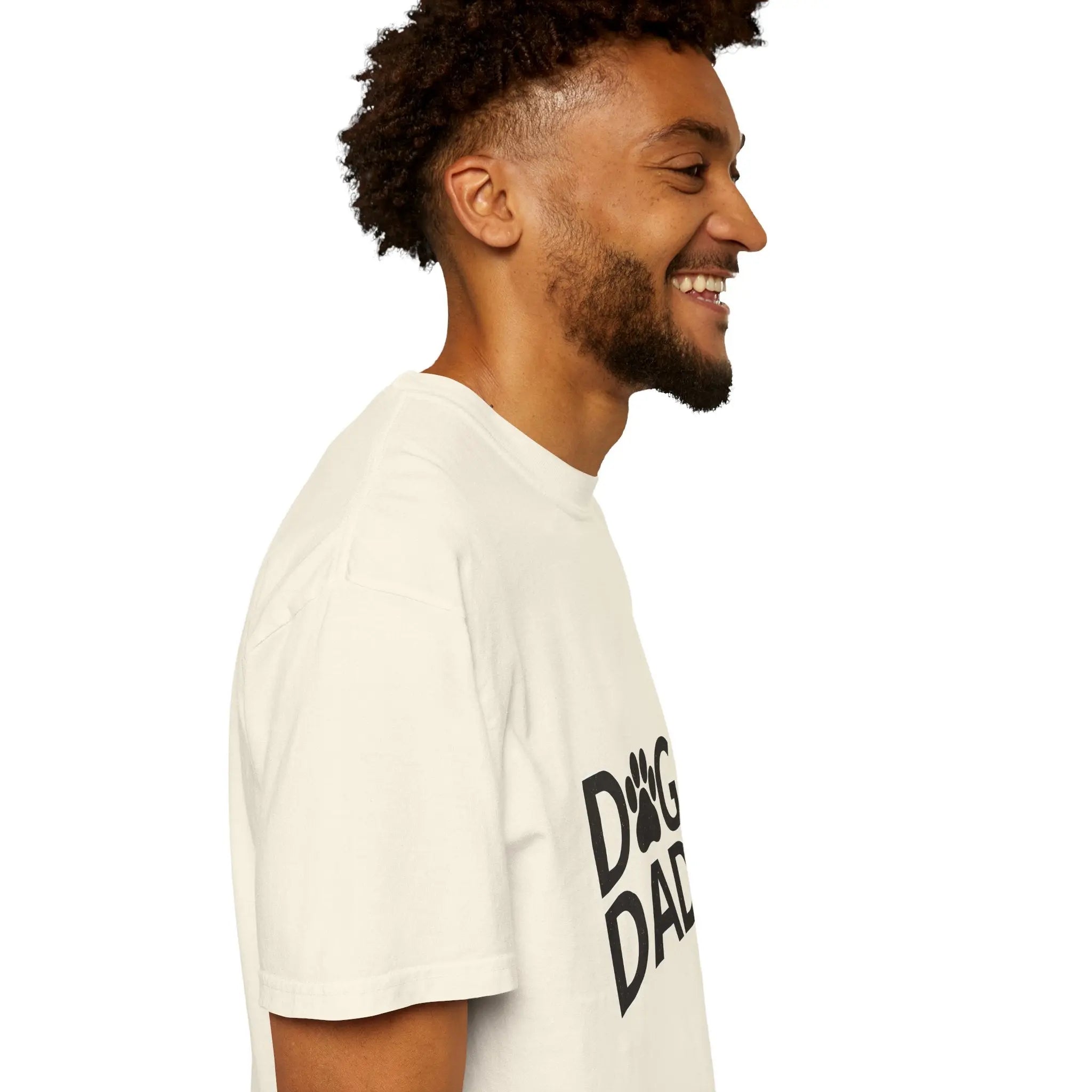 Dog Dad T-Shirt — Paw Print Graphic Tee for Dog Lovers