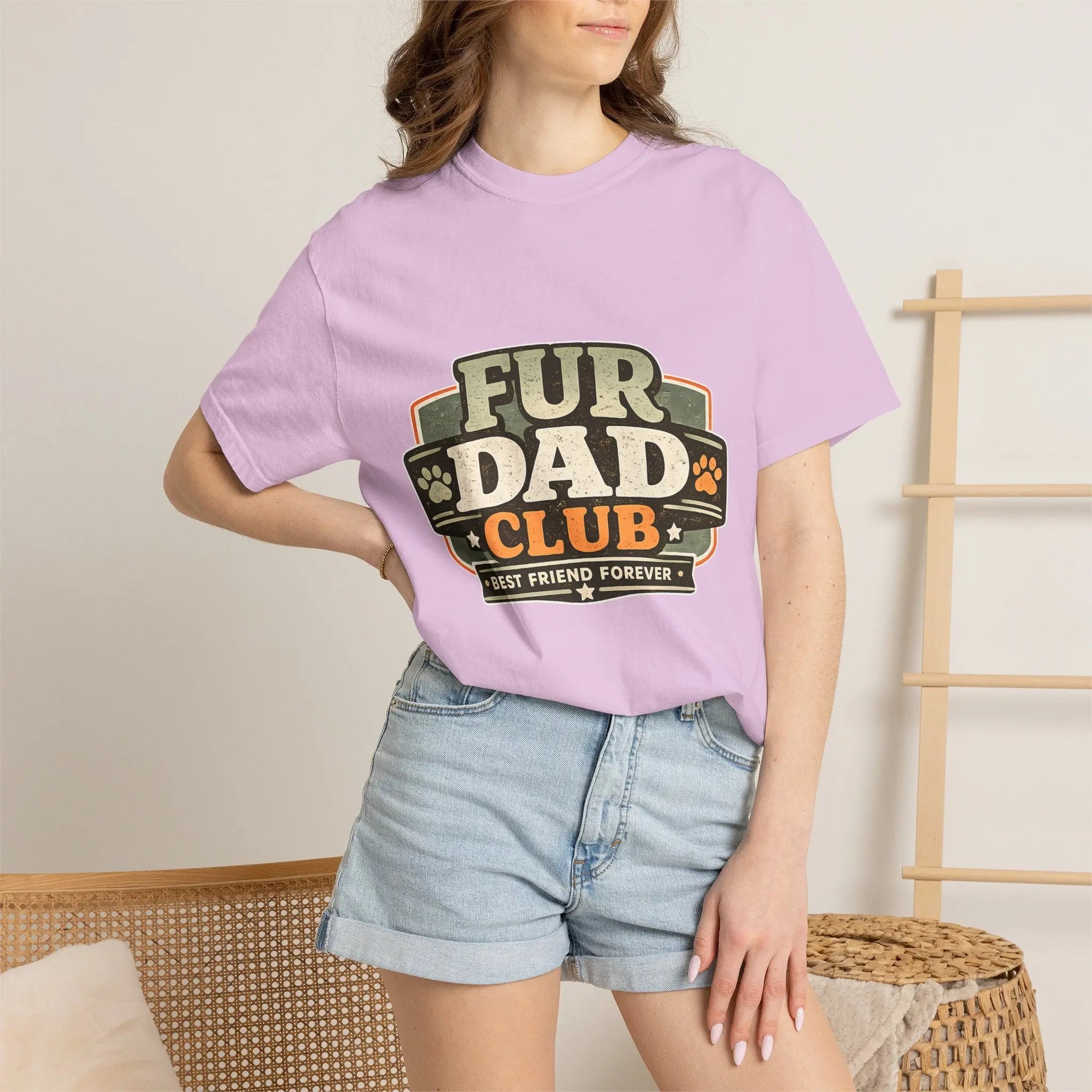 Fur Dad Club T-Shirt — Best Friend Forever Pet Dad Tee Printify