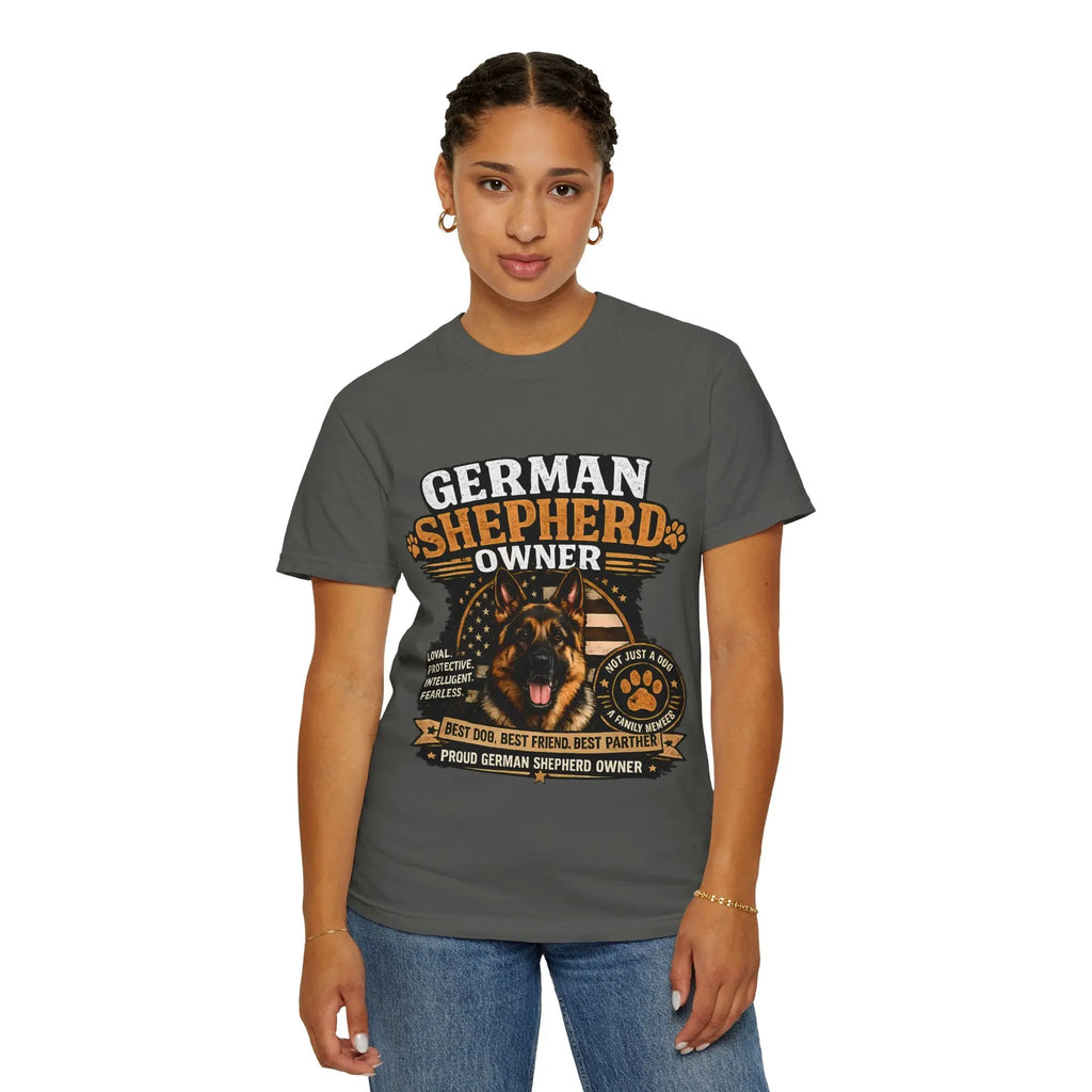 German Shepherd Owner T-Shirt — Proud Dog Dad/Mom Graphic Tee
