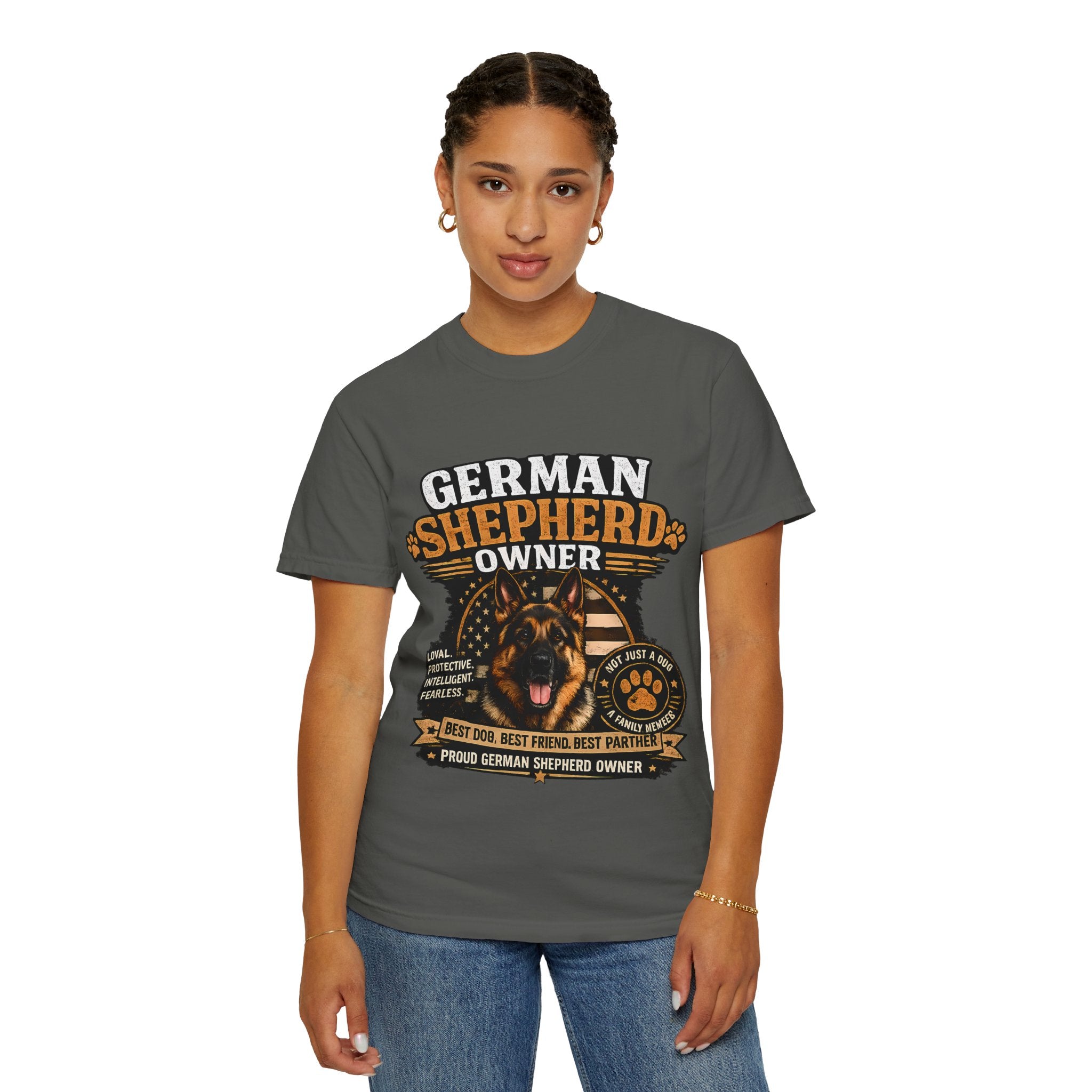 German Shepherd Owner T-Shirt — Proud Dog Dad/Mom Graphic Tee