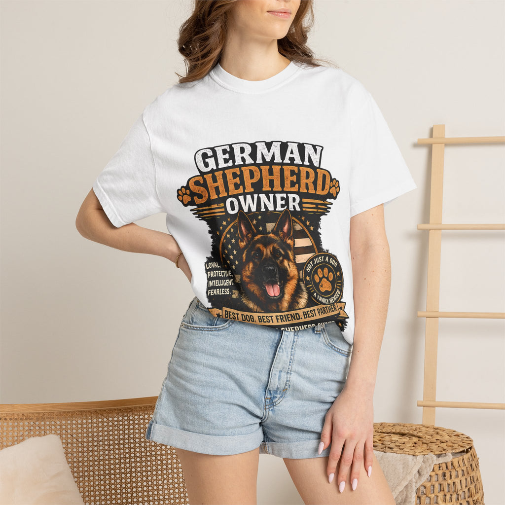 German Shepherd Owner T-Shirt — Proud Dog Dad/Mom Graphic Tee