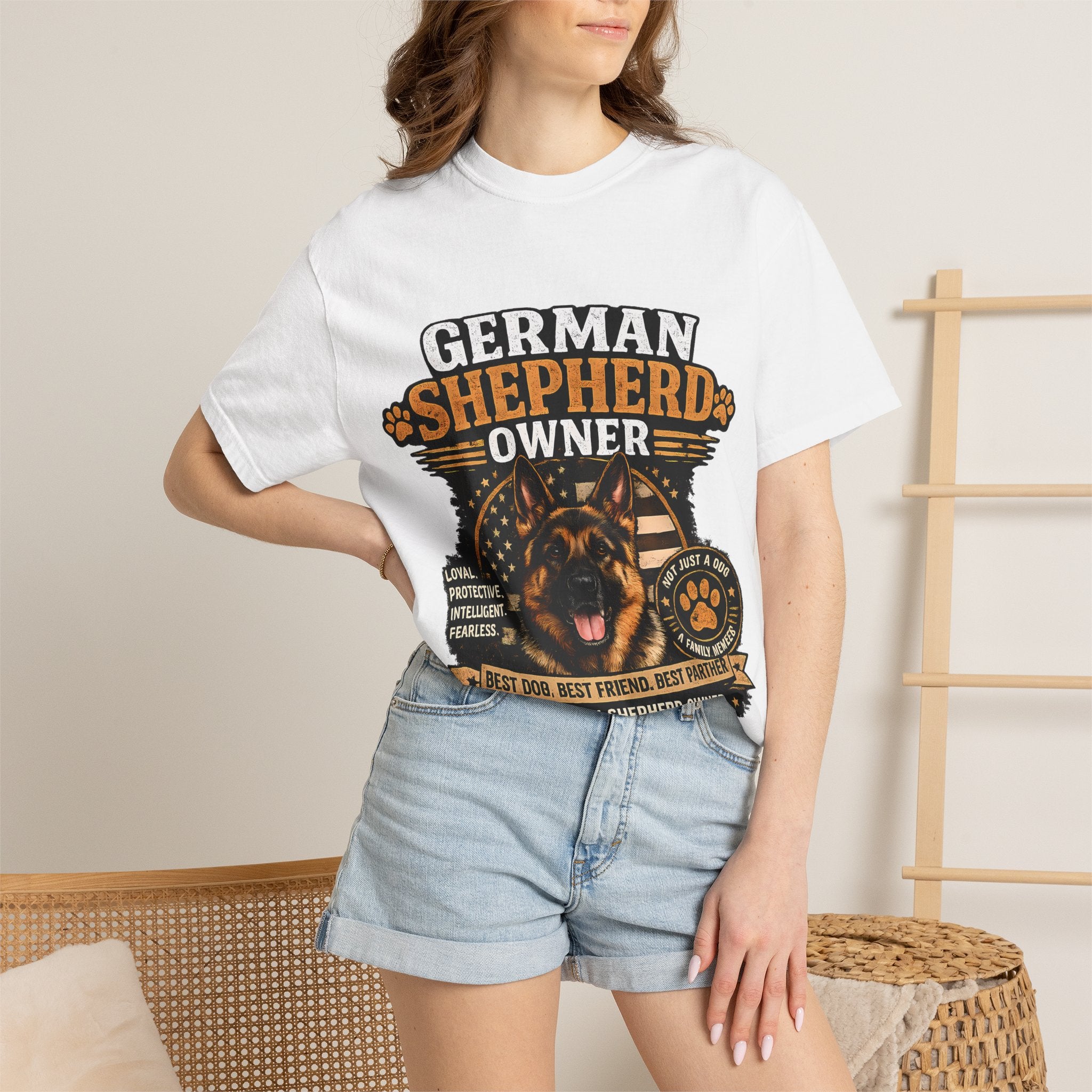 German Shepherd Owner T-Shirt — Proud Dog Dad/Mom Graphic Tee