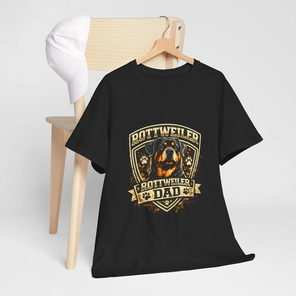 Rottweiler Dad T-Shirt — Proud Rottweiler Owner Tee, Dog Dad Gift