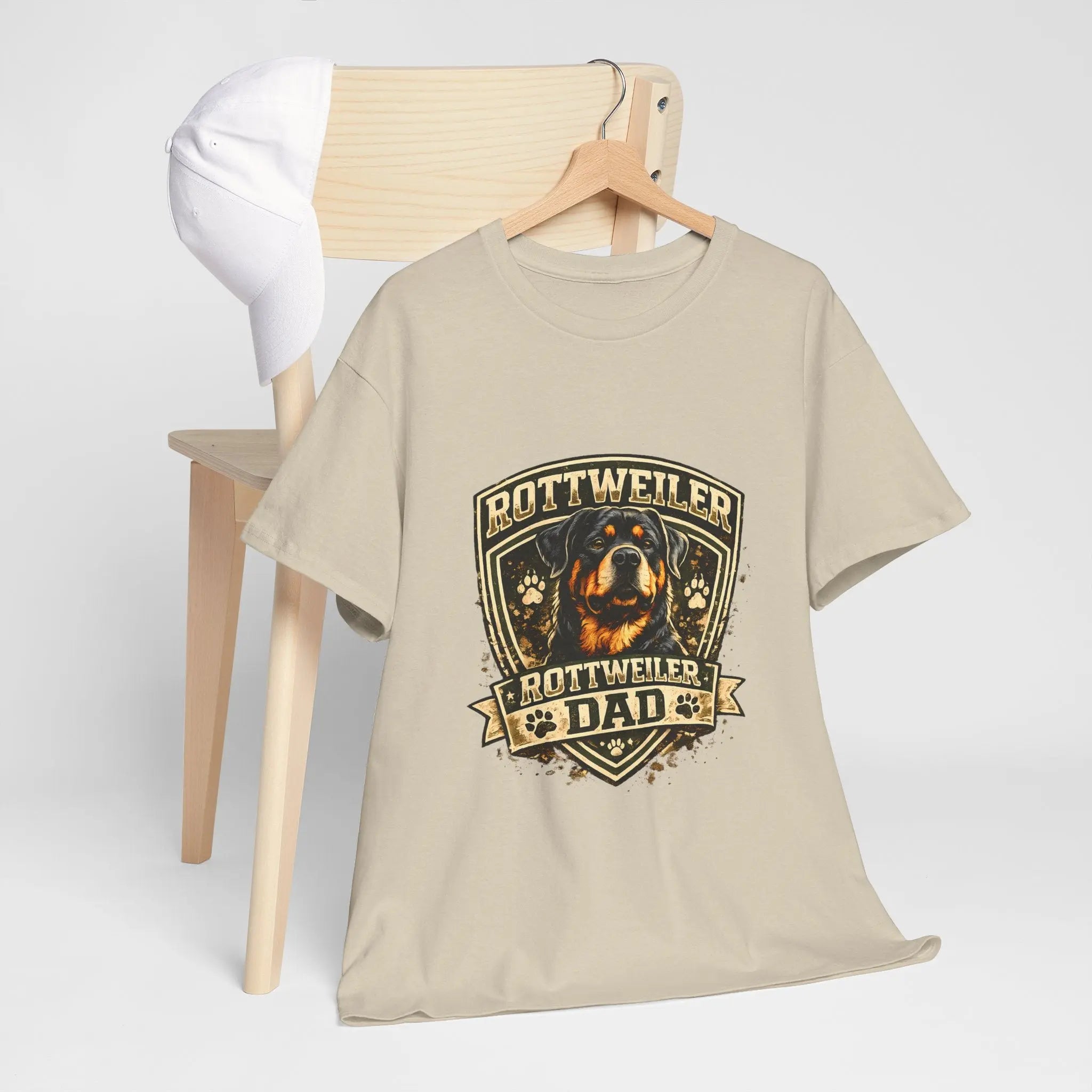 Rottweiler Dad T-Shirt — Proud Rottweiler Owner Tee, Dog Dad Gift