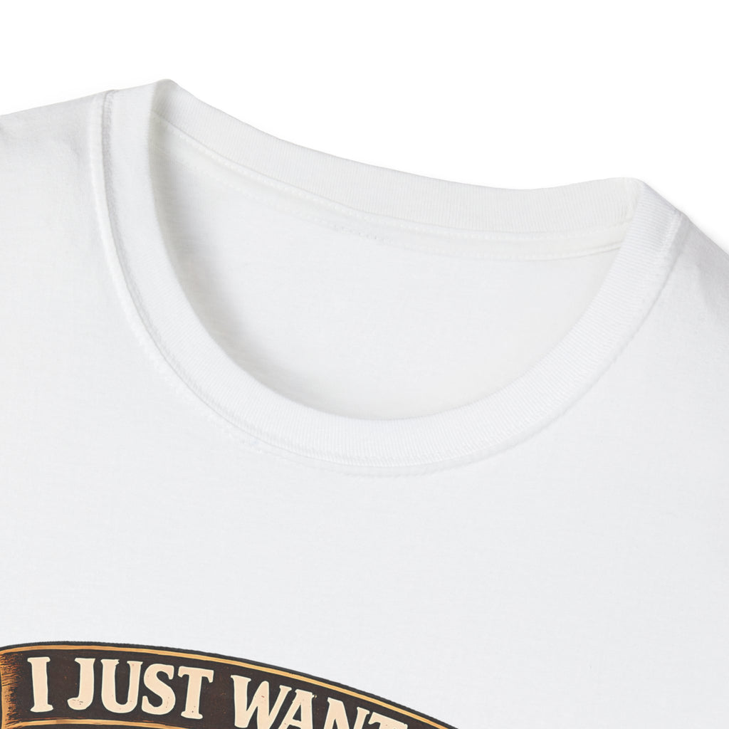 Beer & Dog T-Shirt — "I Just Want to Drink Beer & Hang With My Dog" Graphic Tee