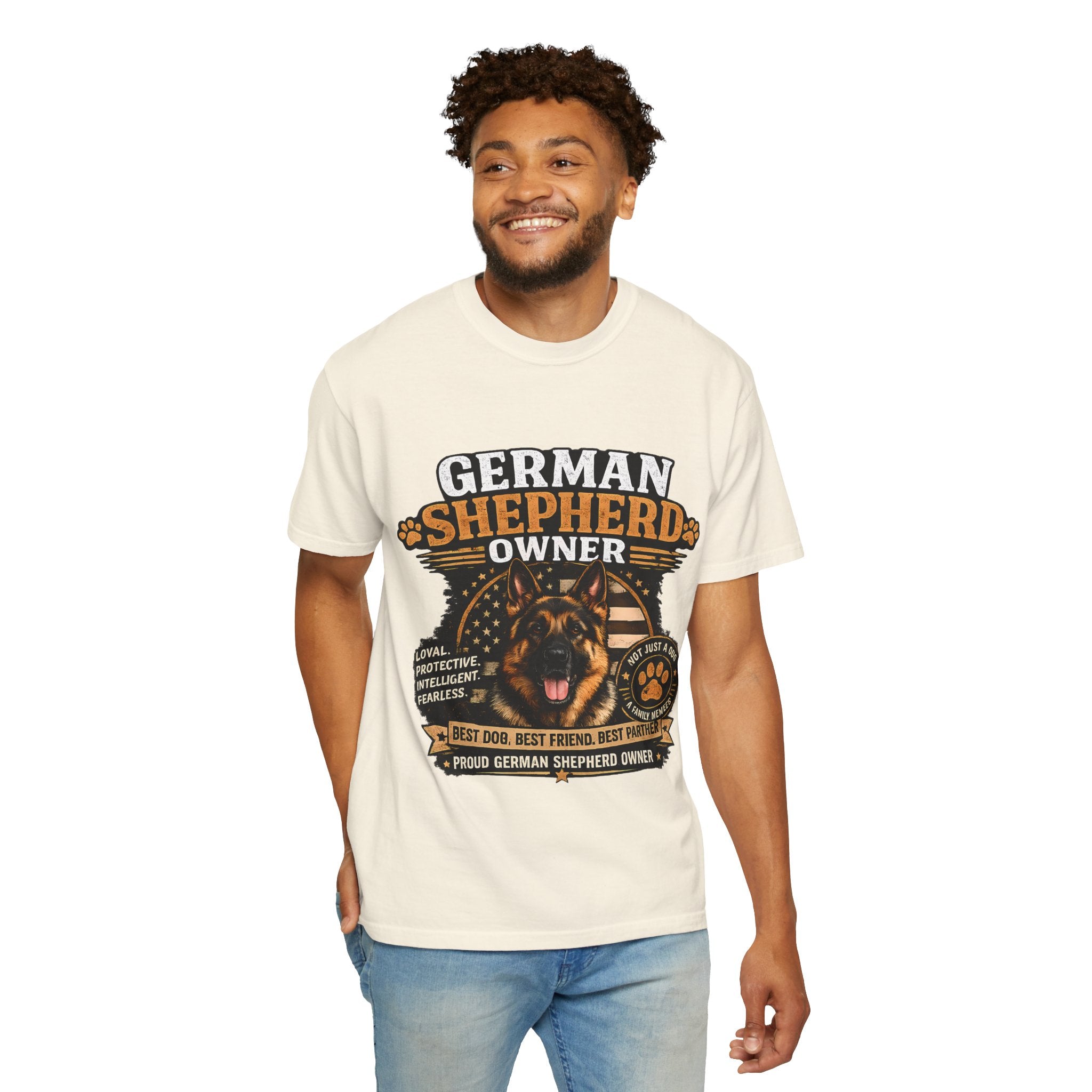 German Shepherd Owner T-Shirt — Proud Dog Dad/Mom Graphic Tee