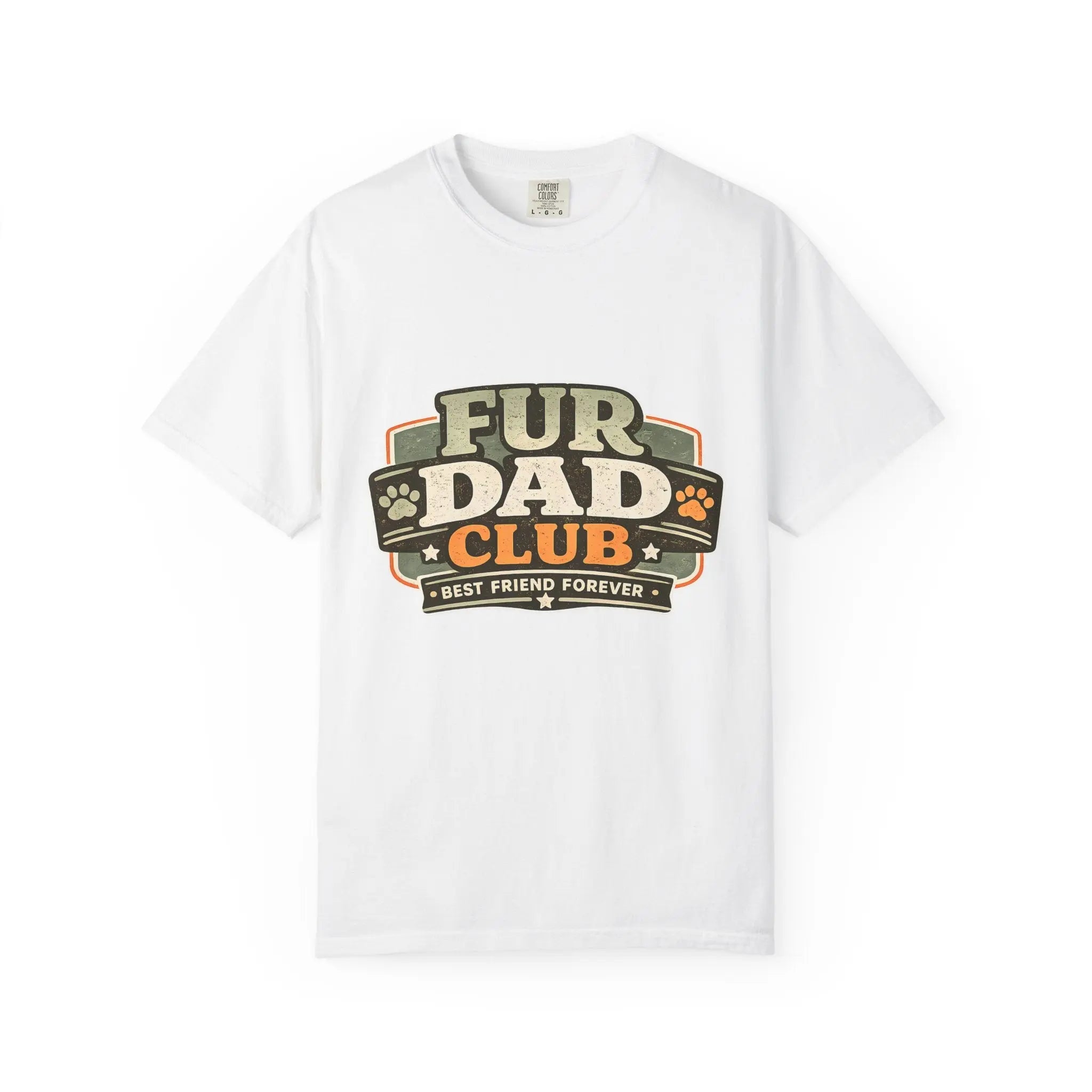 Fur Dad Club T-Shirt — Best Friend Forever Pet Dad Tee Printify
