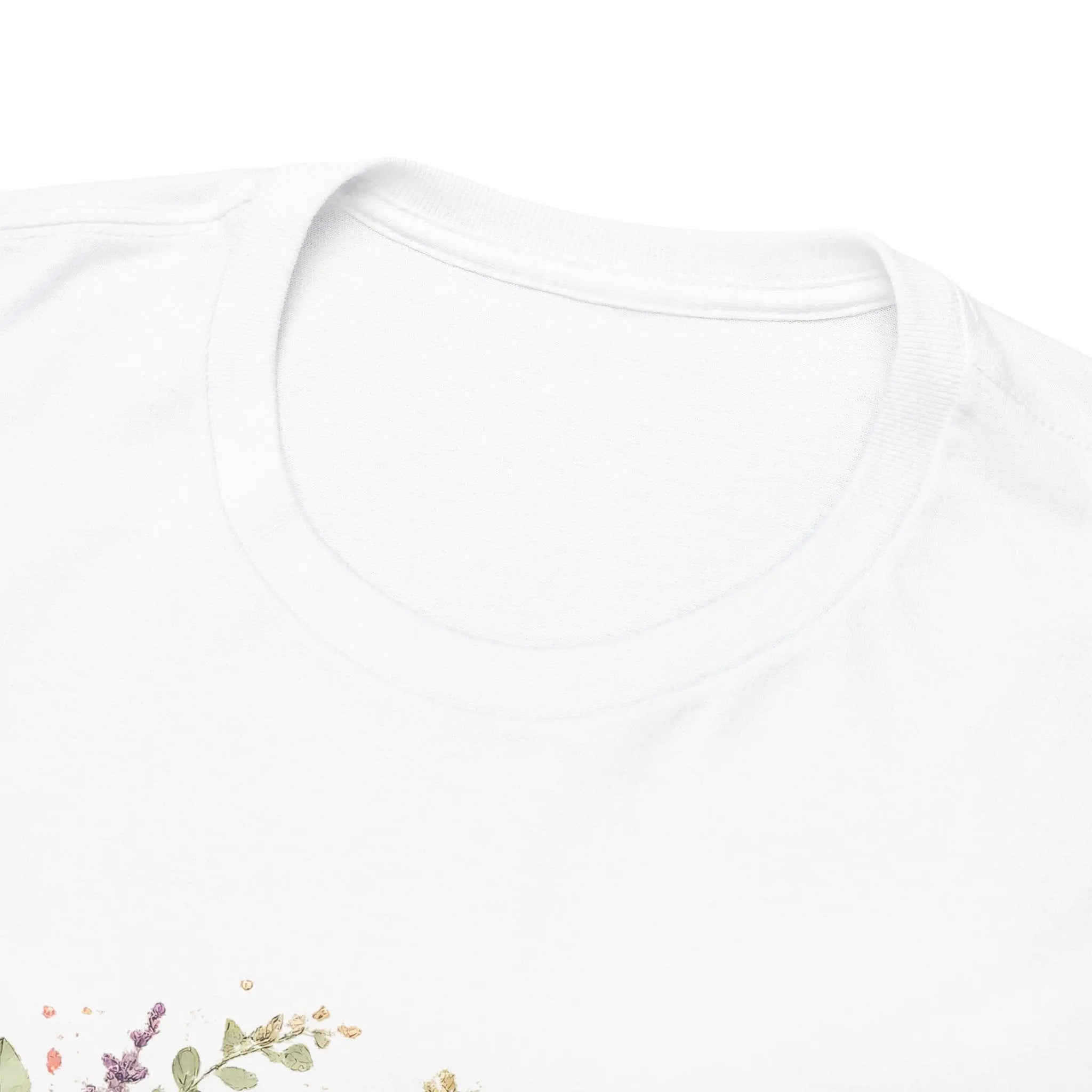 Golden Retriever Floral Tee — Happy Dog with Sunflowers & Roses Printify