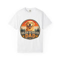 Golden Retriever Dad T-Shirt — Vintage Paw Print Dog Dad Tee
