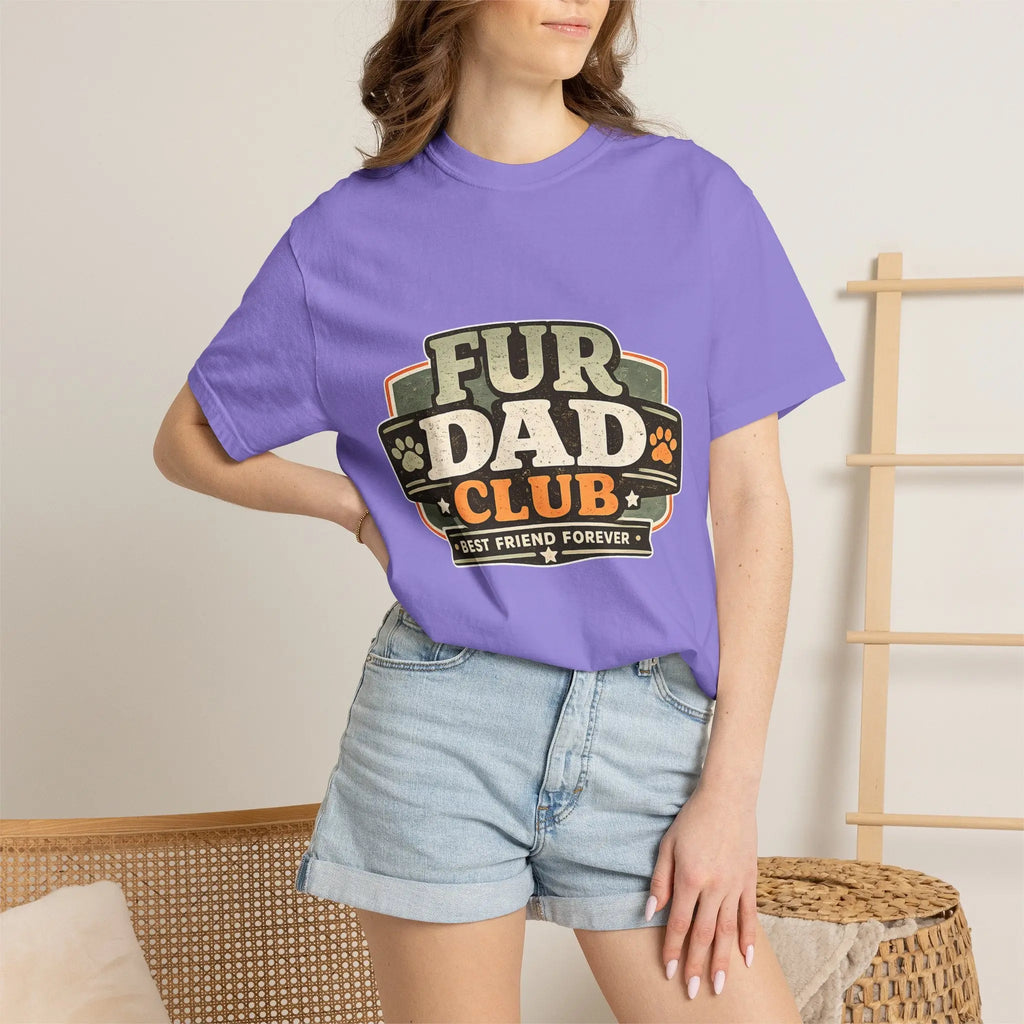Fur Dad Club T-Shirt — Best Friend Forever Pet Dad Tee Printify
