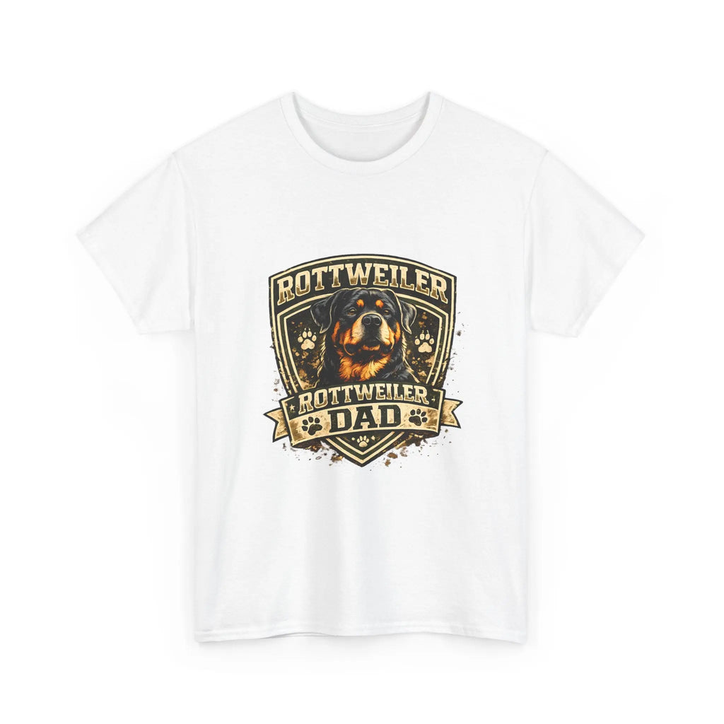 Rottweiler Dad T-Shirt — Proud Rottweiler Owner Tee, Dog Dad Gift