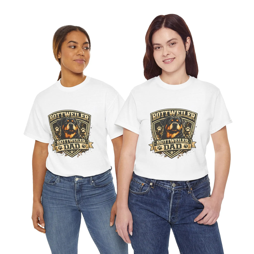 Rottweiler Dad T-Shirt — Proud Rottweiler Owner Tee, Dog Dad Gift