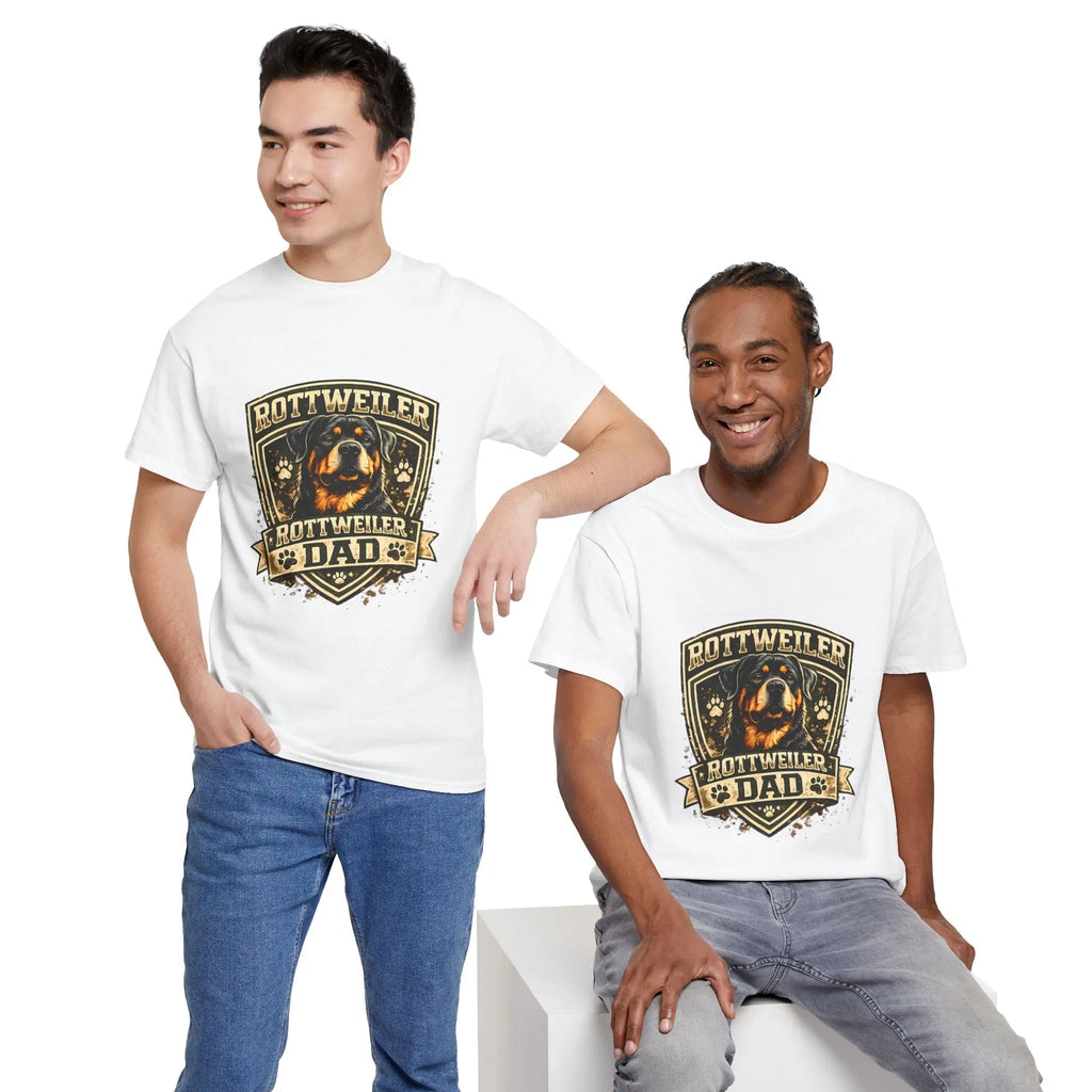 Rottweiler Dad T-Shirt — Proud Rottweiler Owner Tee, Dog Dad Gift