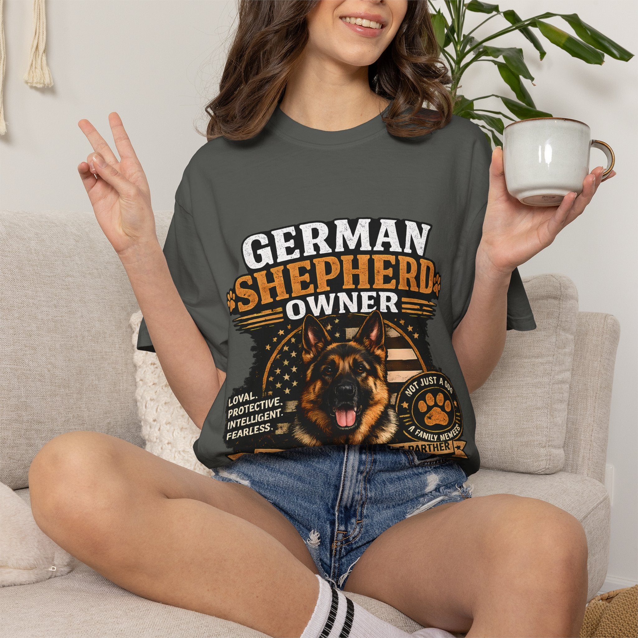 German Shepherd Owner T-Shirt — Proud Dog Dad/Mom Graphic Tee