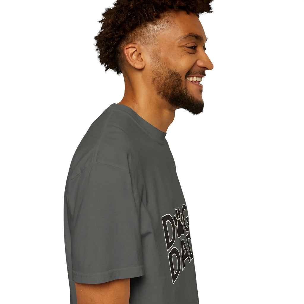 Dog Dad T-Shirt — Paw Print Graphic Tee for Dog Lovers